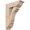 Ekena Millwork Merced Traditional Smooth Bracket w/ Offset Brace, Douglas Fir, 7 1/2"W x 22"D x 30"H BKT0806X22X30MRC01SDF - alternate 1